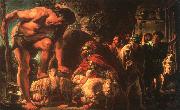 Jacob Jordaens Odysseus oil